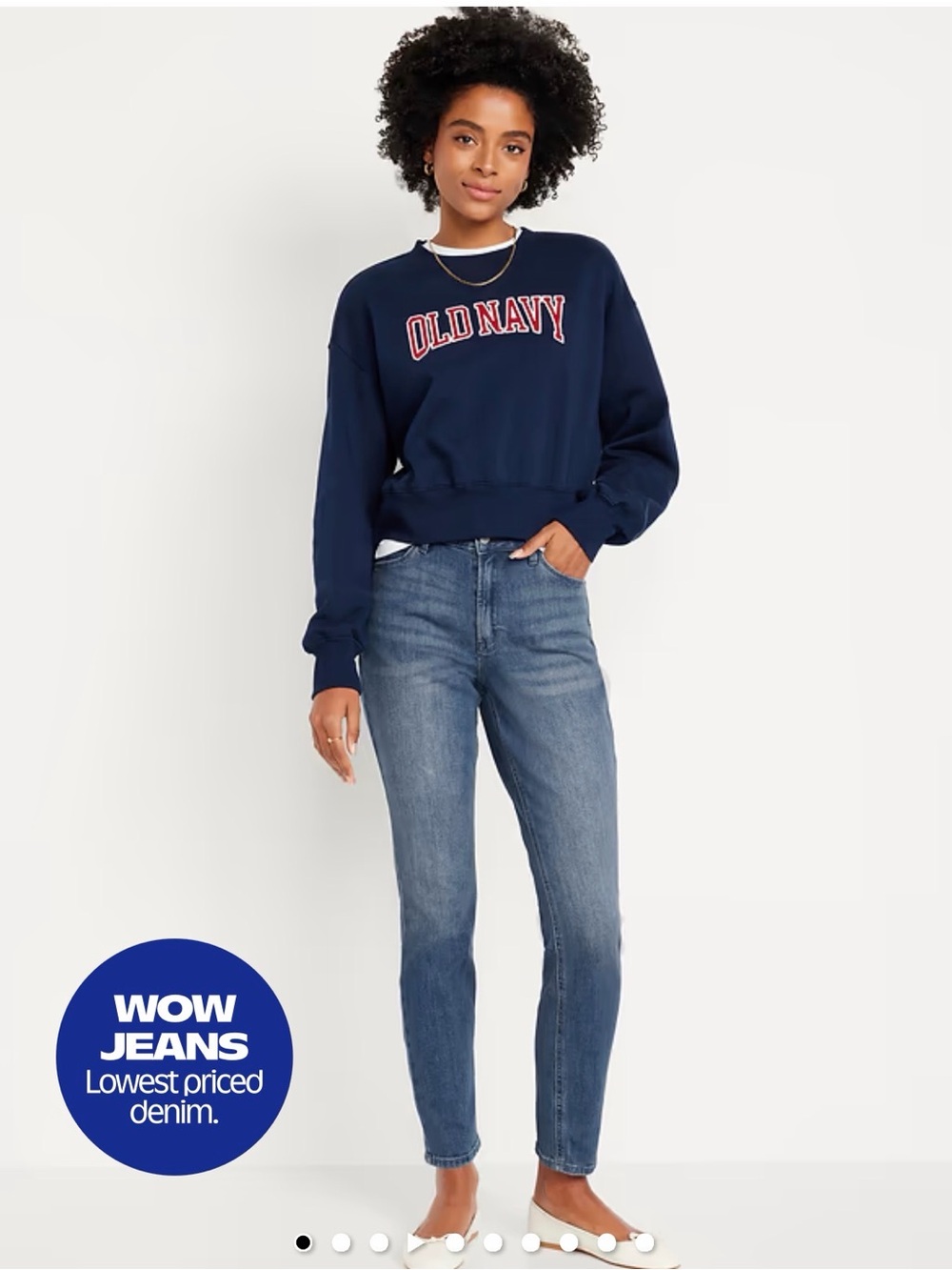 Old Navy Women's  High rise WOW Straight Jeans